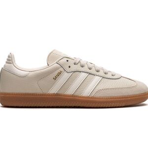 Adidas Sambas- Beige/White